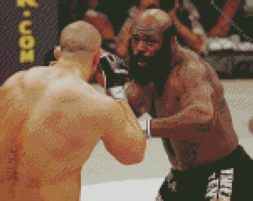 Kimbo Slice Fighting Diamond Painting