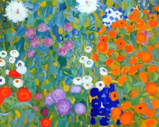 Klimt Flower Garden Diamond Painting