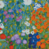 Klimt Flower Garden Diamond Painting