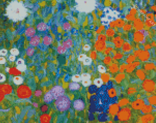 Klimt Flower Garden Diamond Painting