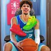 Lamelo Ball Basketballer Art Diamond Painting