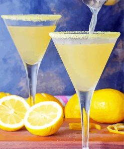 Lemon Drop Drink Diamond Painting