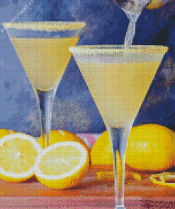 Lemon Drop Drink Diamond Painting