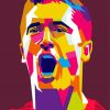 Lewandowski Pop Art Diamond Painting