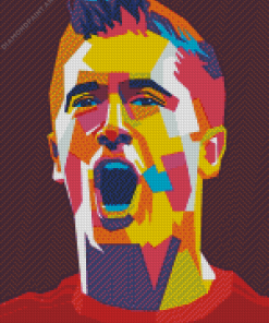 Lewandowski Pop Art Diamond Painting