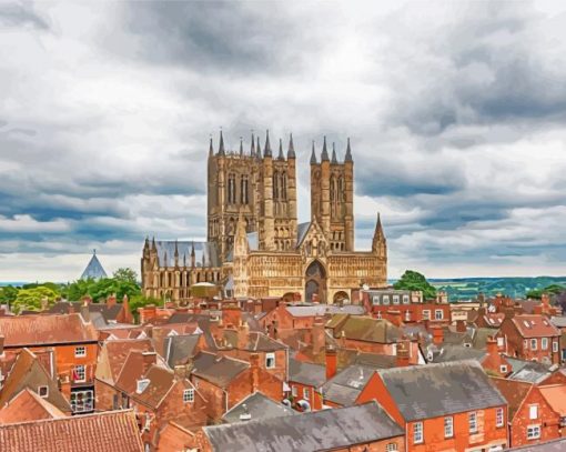 Lincoln Cathedral Diamond Painting