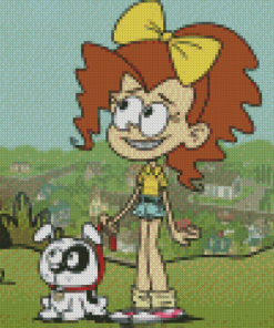 Luan Loud Cartoon Diamond Painting