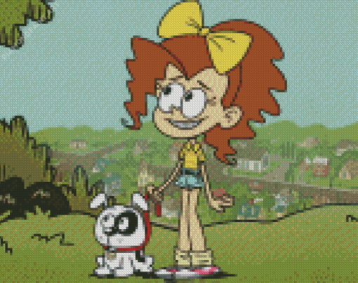 Luan Loud Cartoon Diamond Painting