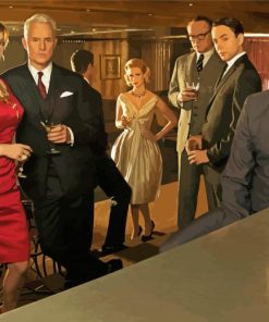 Mad Men Characters Diamond Painting