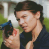 Maggie Greene Warrior Diamond Painting