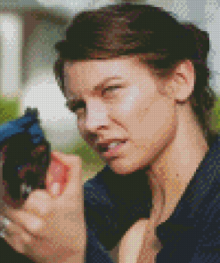 Maggie Greene Warrior Diamond Painting