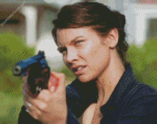 Maggie Greene Warrior Diamond Painting