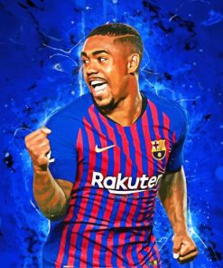 Malcom Footballer Art Diamond Paintings