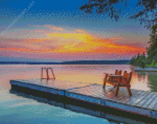 Manitoba Lake Diamond Paintings