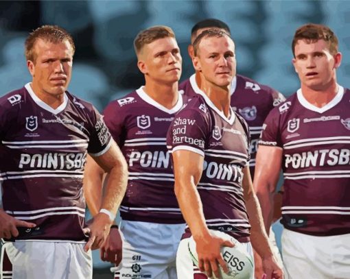 Manly Warringah Sea Eagles Team Diamond Painting