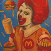 McDonald Clown Diamond Painting