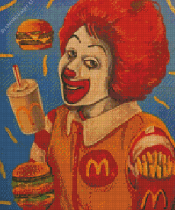 McDonald Clown Diamond Painting