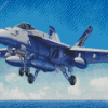 McDonnell Douglas FA 18 Hornet Art Diamond Painting