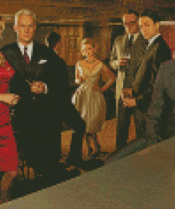 Mad Men Characters Diamond Painting