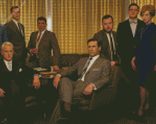 Mad Men Movie Characters Diamond Painting