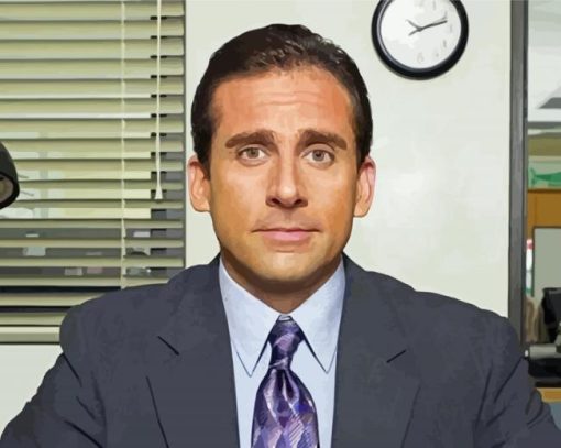 Michael Scott Diamond Painting