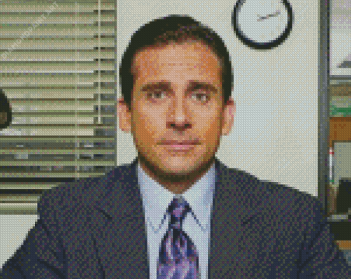 Michael Scott Diamond Painting