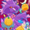 Mega Mismagius Pokemon Halloween Diamond Paintings