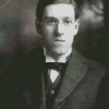 Monochrome Howard Phillips Lovecraft Diamond Painting