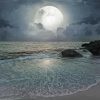 Moon And Ocean Diamond Painting