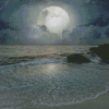 Moon And Ocean Diamond Painting