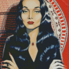 Morticia Addams Vampire Diamond Painting