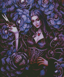 Morticia Addams Diamond Painting