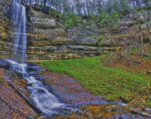 Munising Michigan Waterfall Diamond Paintings