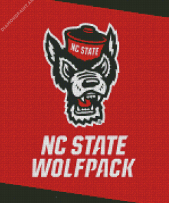 NC State Wolfpack Logo Diamond Painting