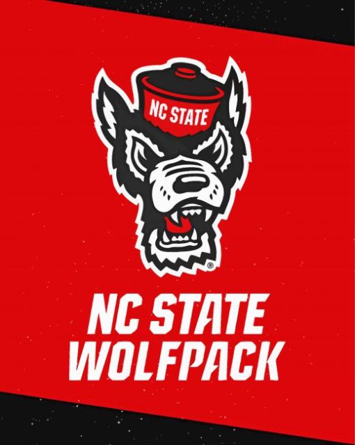 NC State Wolfpack Logo Diamond Painting