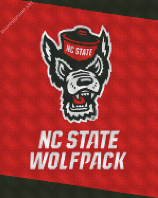 NC State Wolfpack Logo Diamond Painting