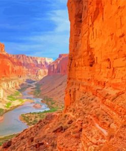 Nankoweap Trail In Grand Canyon Arizona Diamond Paintings