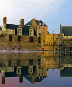 Nantes Chateau Des Ducs De Bretagne Refletion Diamond Painting