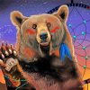 Native Bear Animal Art Diamond Painting