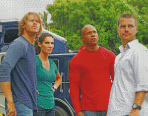 Ncis Los Angeles Characters Diamond Painting