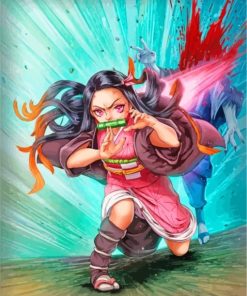 Nezuko Demon Slayer Diamond Painting