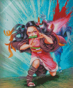 Nezuko Demon Slayer Diamond Painting