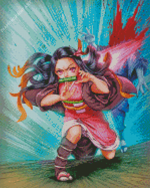 Nezuko Demon Slayer Diamond Painting