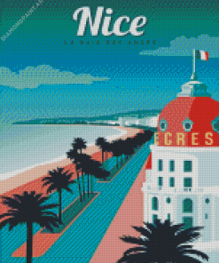 Nice City Poster Diamond Painting