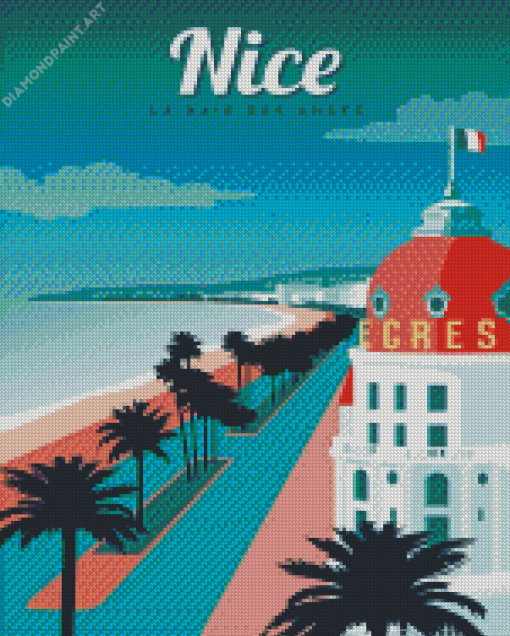 Nice City Poster Diamond Painting