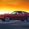 Old Mach 1 Mustang Diamond Paintings