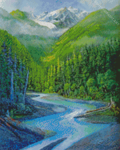 Olympic National Forest Park Art Diamond Painting