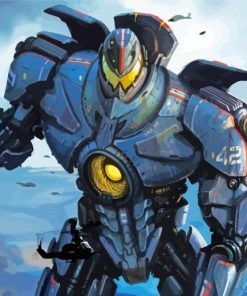 Pacific Rim Jaeger Diamond Painting