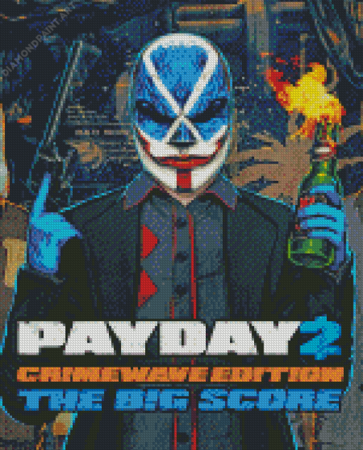 Payday 2 Poster Diamond Painting