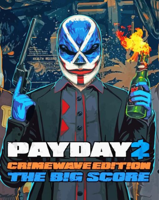 Payday 2 Poster Diamond Painting